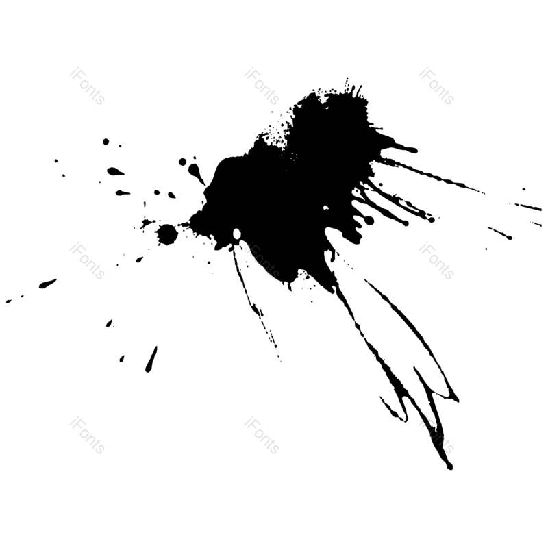 水墨图片,油画笔触元素,墨迹PNG,墨水免抠素材